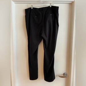 Black work pants. 20W Average length comfort fit